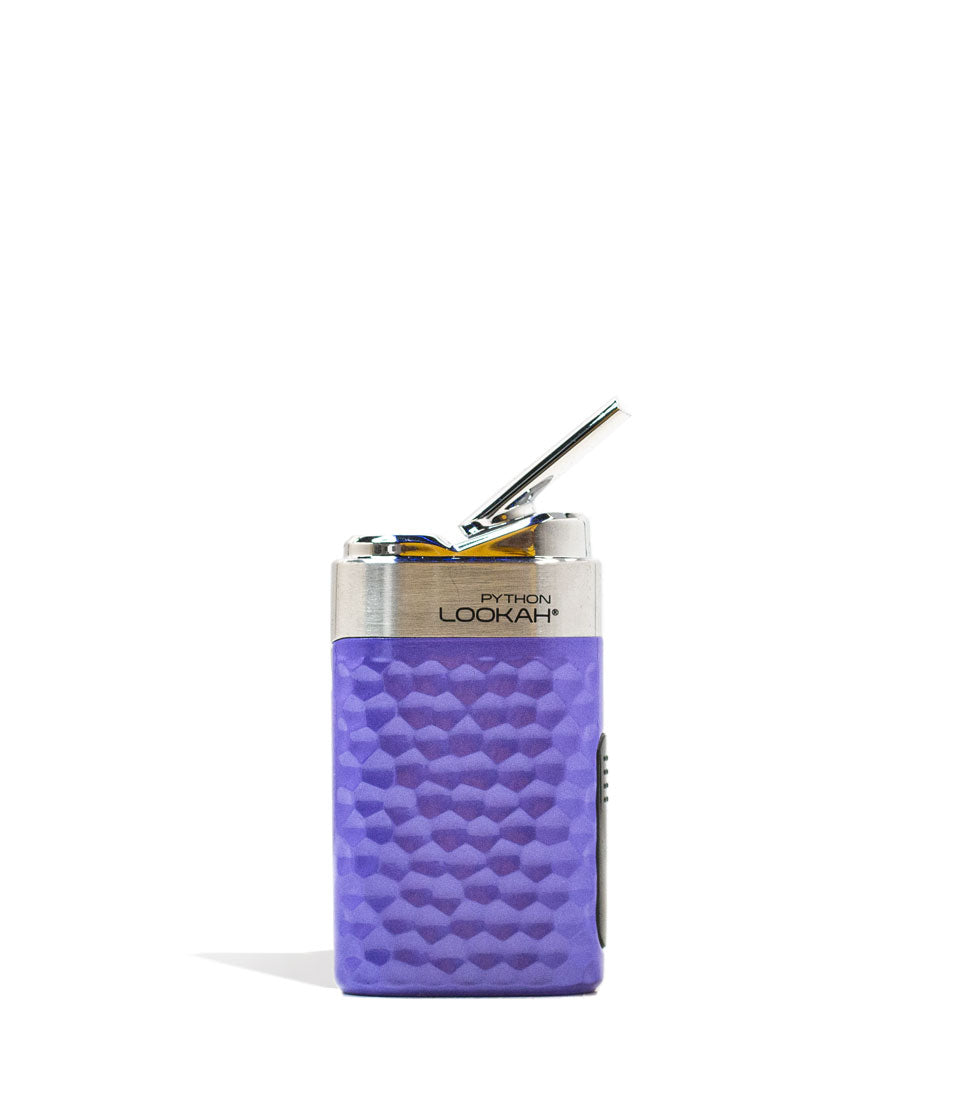 Purple Lookah Python Wax Vaporizer Front View on White Background