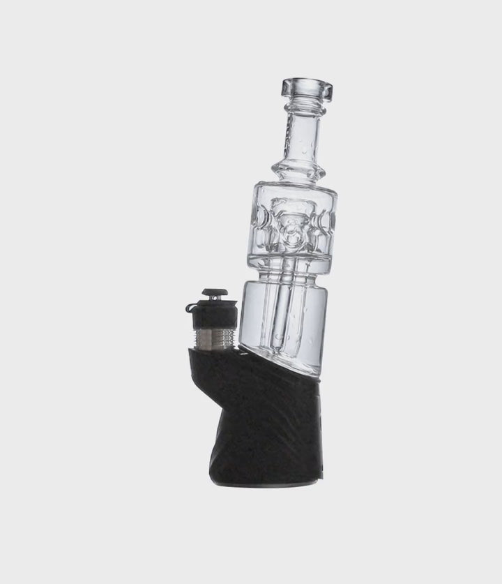 Clear Wulf Mods Fuse Puffco Peak Top With Peak on white background [auto-mp4]