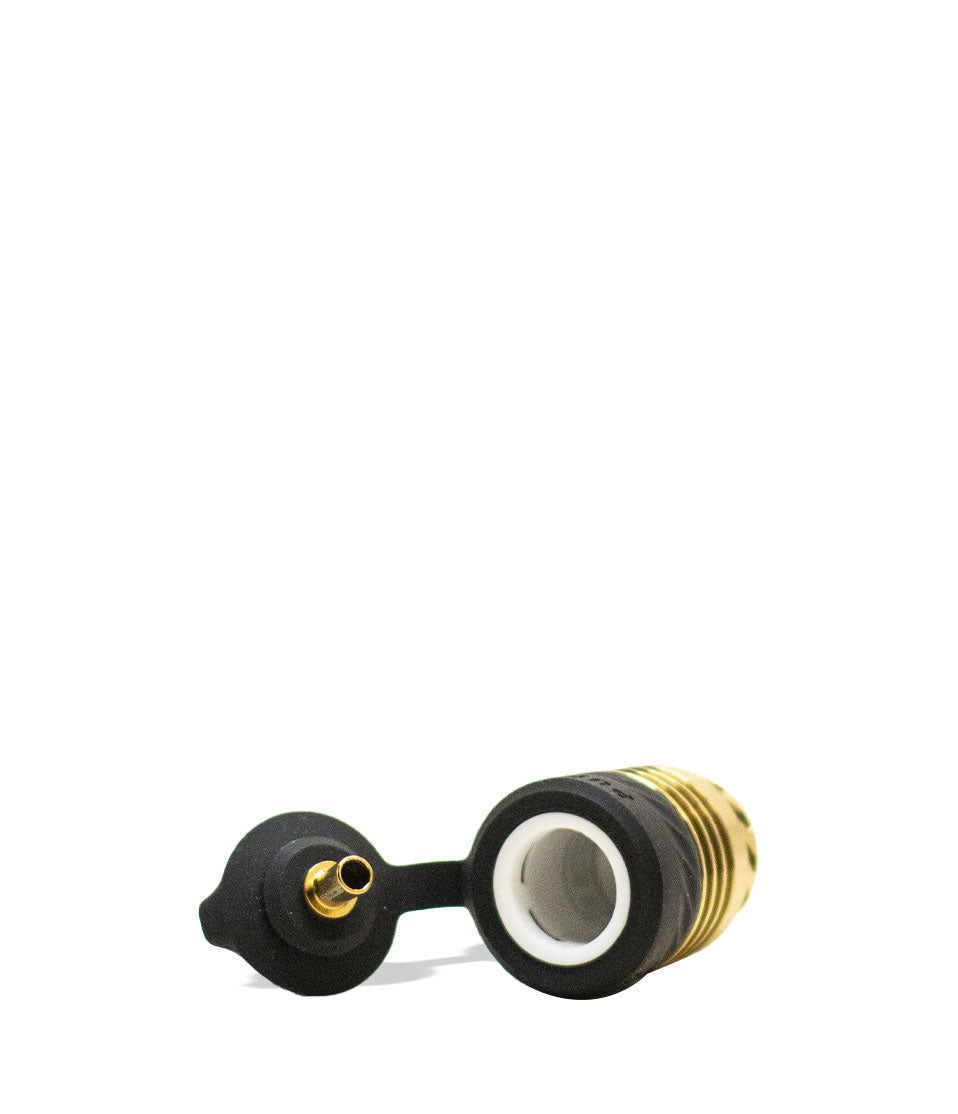 Puffco Peak Pro 3DXL Limited Edition Gold Atomizer Down View on White Background