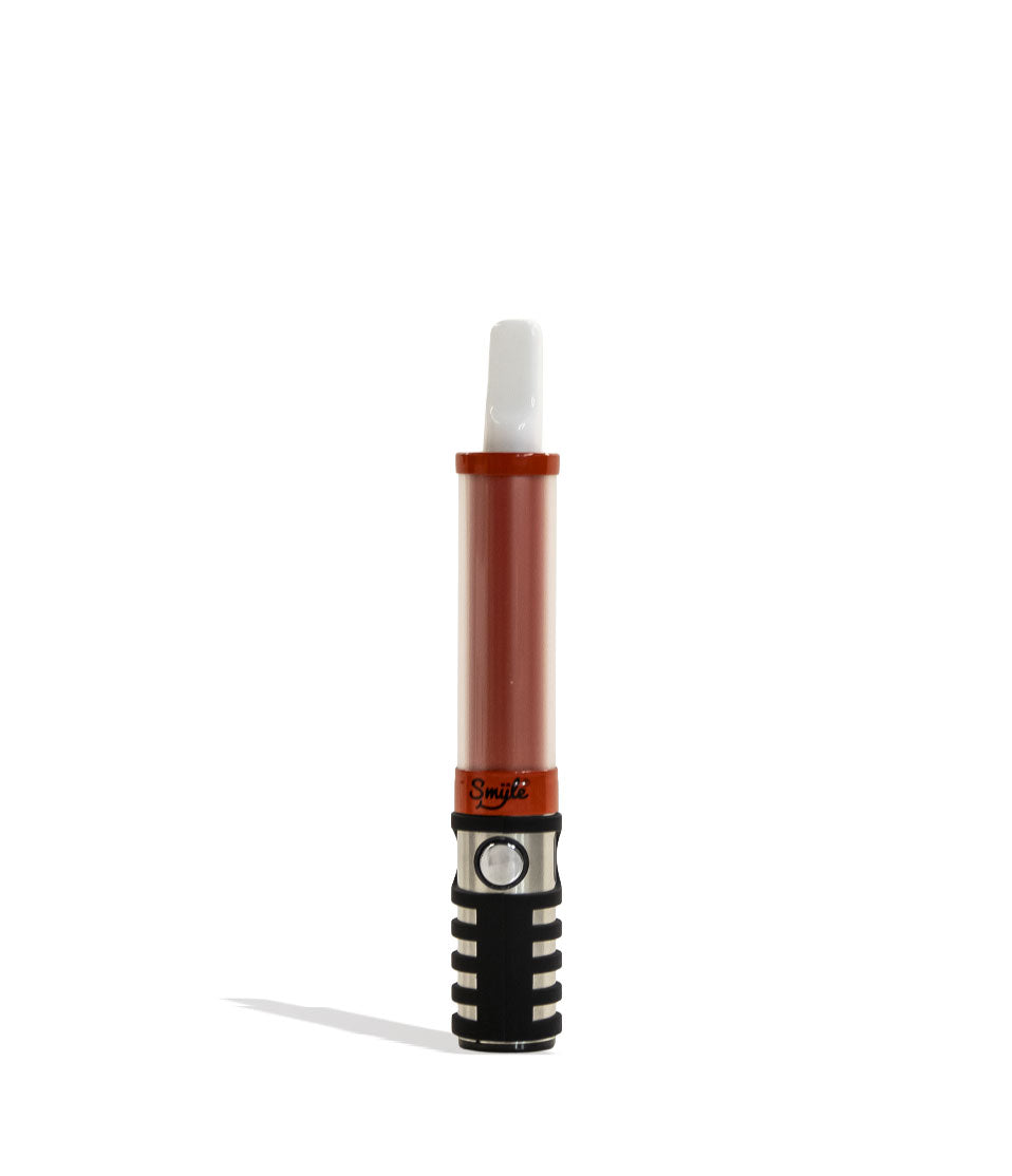 Red Smyle Penjamin Saber Variable Voltage Battery Front View With Cartridge on White Background