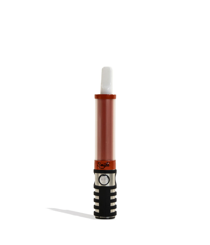 Red Smyle Penjamin Saber Variable Voltage Battery Front View With Cartridge on White Background
