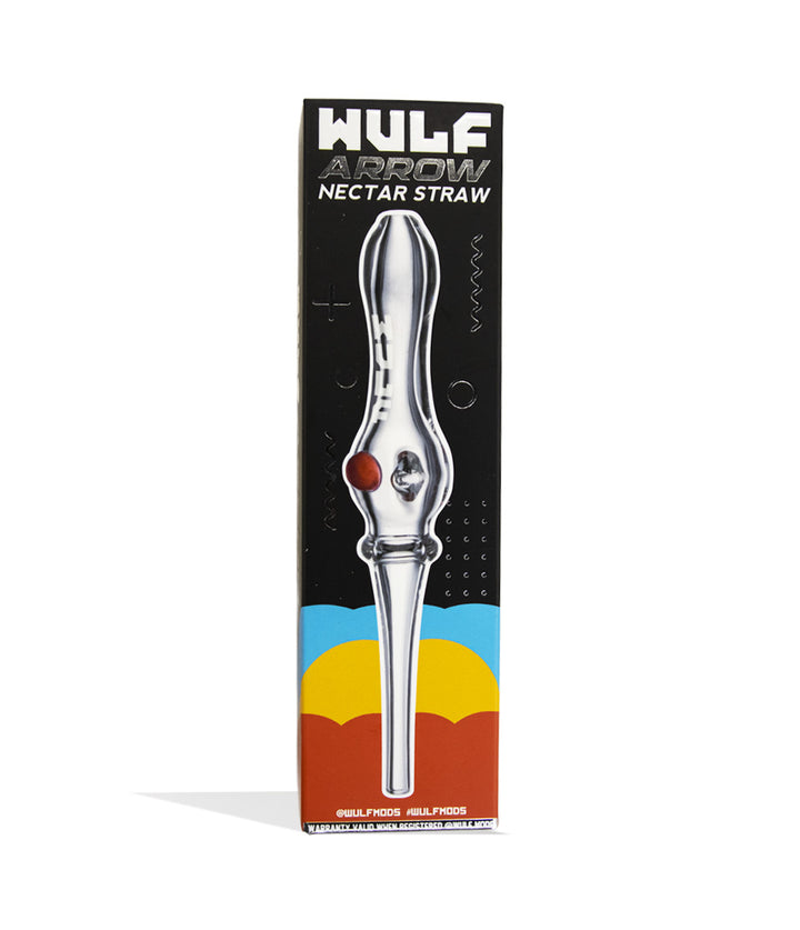 Clear Wulf Mods Arrow Nectar Straw Packaging Front View on White Background
