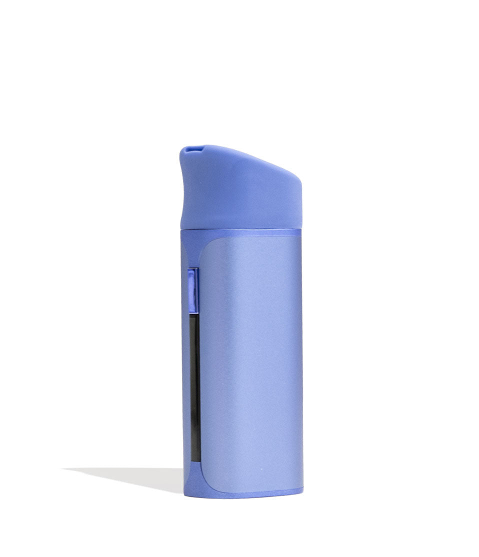 Blue Yocan Black Pocket Concentrate Vaporizer Side View on White Background