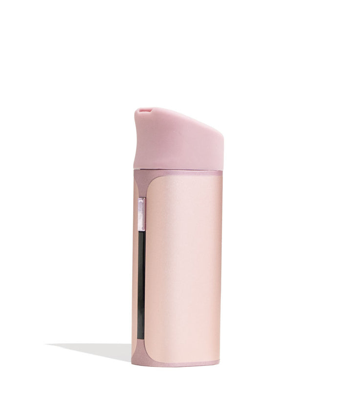 Pink Yocan Black Pocket Concentrate Vaporizer Side View on White Background