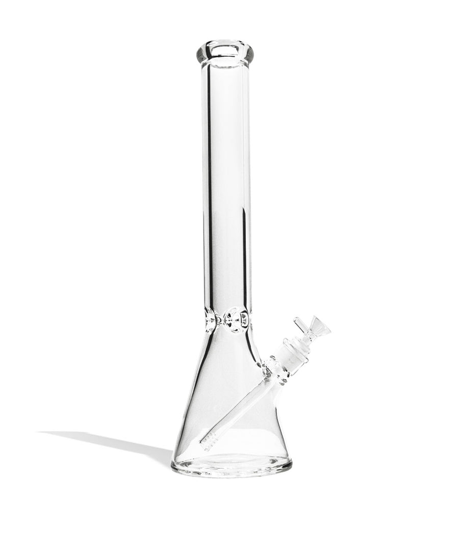 18 Inch 7mm Beaker With Bowl Front View on White Background