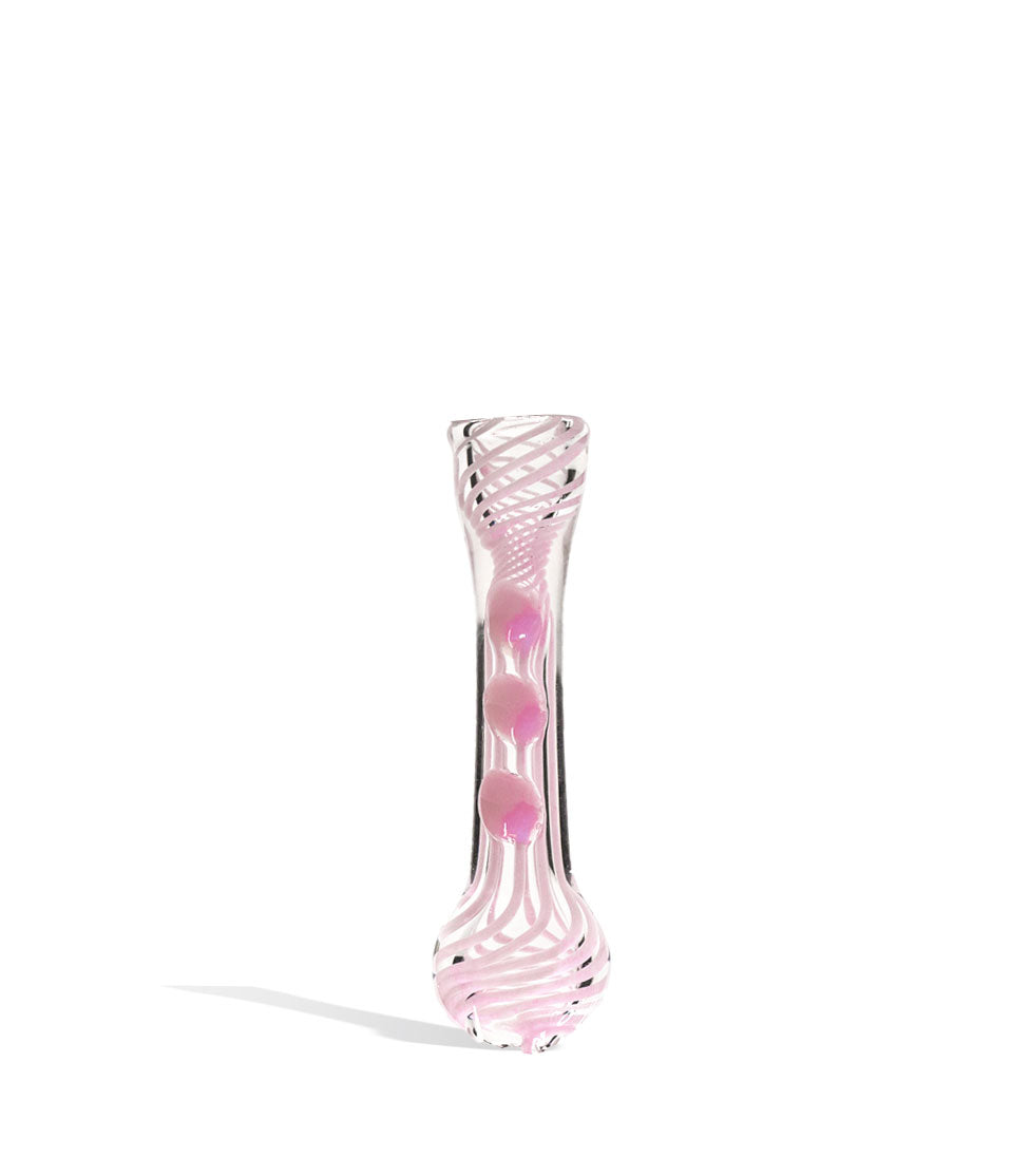 Pink 4 inch Slime Colored Chillum on white background