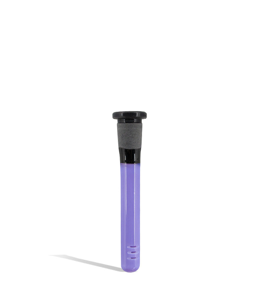 Black/Purple 3.5 inch 14mm Downstem Single Colored on white background