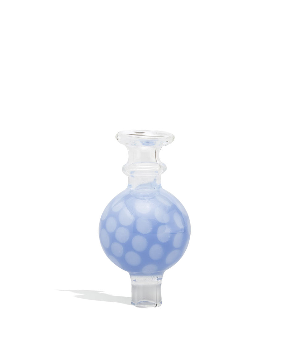Periwinkle American Colored Carb Cap for Flat Top Bangers on white background\