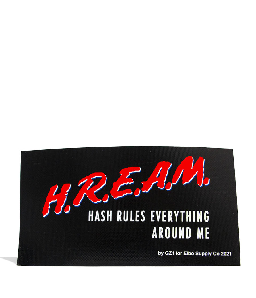 Elbo Glass H.R.E.A.M Dab Mat Front View on White Background
