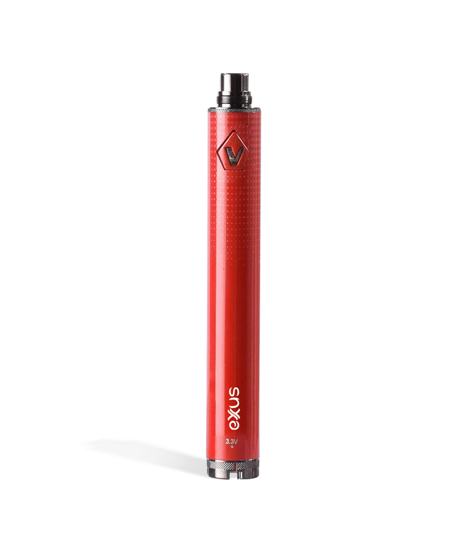 Red Exxus Vape Spinner V2 Battery on white background