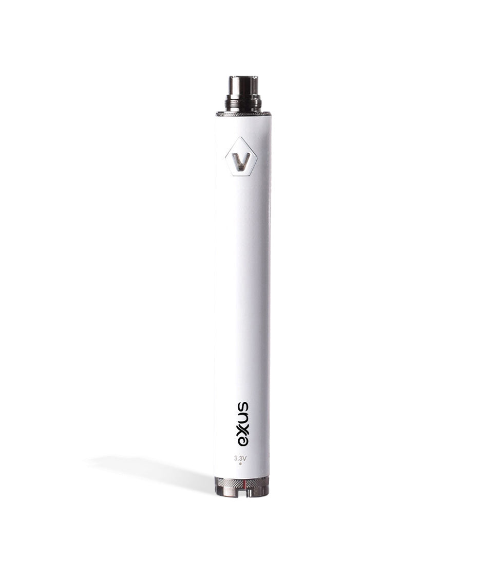 White Exxus Vape Spinner V2 Battery on white background