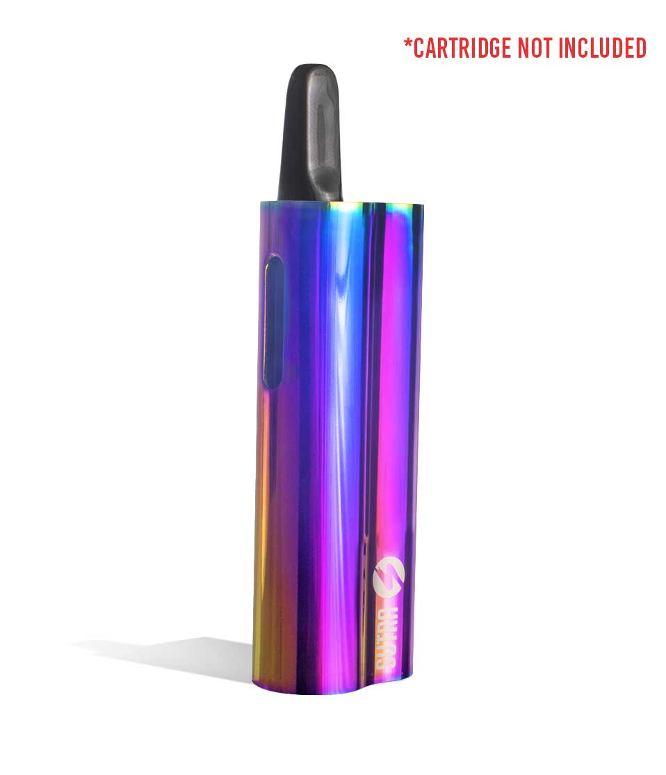 Full Color side view w/cartridge Sutra Vape Auto Cartridge Vaporizer on white background