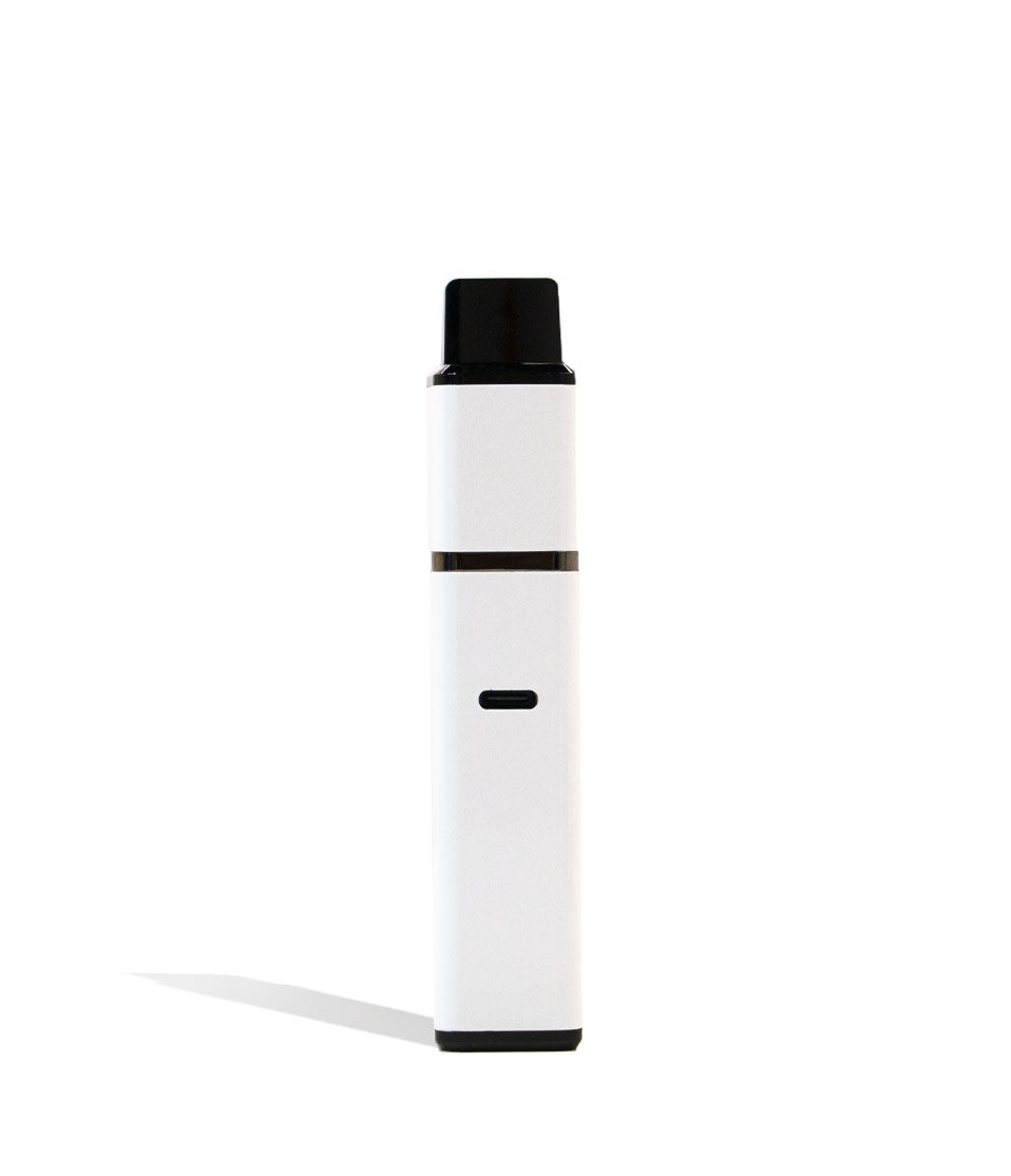 White Yocan CubeX Concentrate Vaporizer Back View on White Background